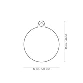 MyFamily - Basic Handmade Big Circle ID Tag